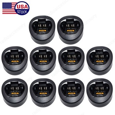 10-Pack Rapid Charger Base For Motorola XTS5000 XTS3000 XTS3500 XTS2500 NTN8831B