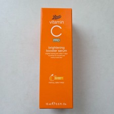 Boots Vitamin C Pro Brightening Booster Serum 15ml Glow Skin Care