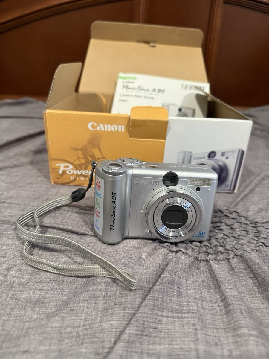 as Is Canon PowerShot A95 5mp Digital Camera W 3x Zoom for sale