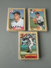 ROGER CLEMENS 1987 Topps Lot (42) Mint Red Sox Record Breaker All Star Base