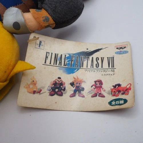 JK60 JUNK Final Fantasy VII  Cloud Strife Banpresto 1997 Plush 7" Toy Doll Japan image 17