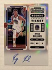 2022-23 Panini Contenders Rookie Ticket Auto Ryan Rollins RC Silver Prizm