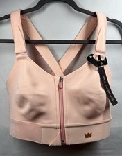 SheFit Flex Sports Bra Medium Impact Sz 1 Luxe 1 XL Blush Pink Gold Athletic NWT