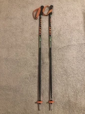 Leki Genuine World Cup Racing Trekking Ski Poles Ultra Sonic Finish 125CM 50”