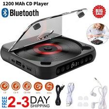 Portable CD Player Personal CD Players with Bluetooth for Home Rechargeable