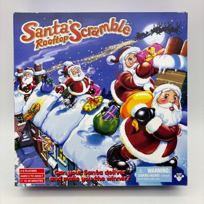 Santa's Rooftop Scramble Game UNUSED COMPLETE Moose Games 2024 Christmas Holiday
