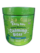 Zesty Paws Hemp Elements Calming Bites - Behavior - Turkey Flavor 90 Soft Chews