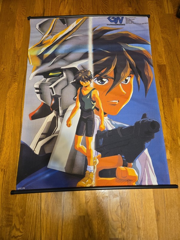 Gundam Wing Heero Yuy Wall Scroll