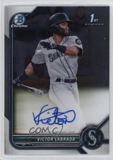 2022 Bowman Chrome Prospect Auto Victor Labrada #CPA-VL Auto 16s2