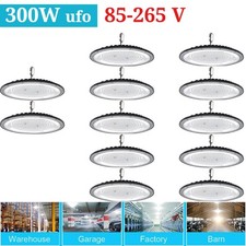 12Pack UFO Led High Bay Light 300W Commercial Industrial Factory Warehouse Light