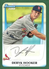 2011 Bowman Prospects Green #BP40 Deryk Hooker /450