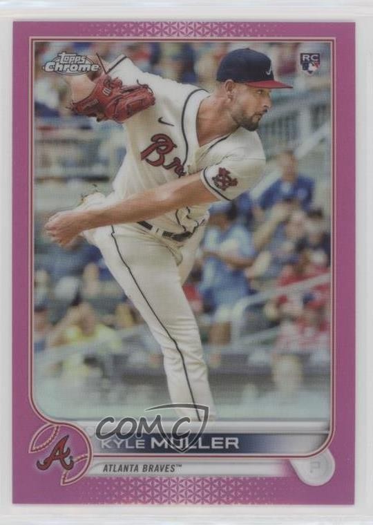 2022 Topps Chrome Pink Refractor Kyle Muller #70 00em