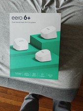 eero 6 Dual Band AX3000 Wi-Fi 6 Router Mesh System - White 3-Pack 