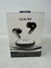 Viaim Nano+ AI Earbuds | Real-Time Translator, Transcriber & Recorder - Green