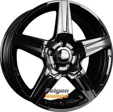 4x CMS C34 CBG Schwarz Glanz 7x17 ET51 5x112 Alufelgen 17 Zoll
