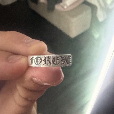 Chrome Hearts Forever Ring Size 7 Includes Box And Bag With