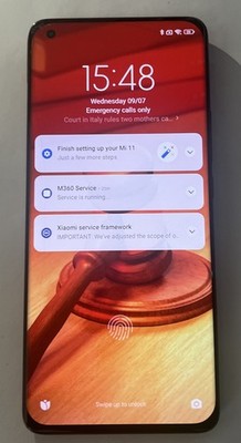 Xiaomi Mi 11 5G - 256GB+8GB (Unlocked) (Dual SIM) ''Working Cracked'' RABATT