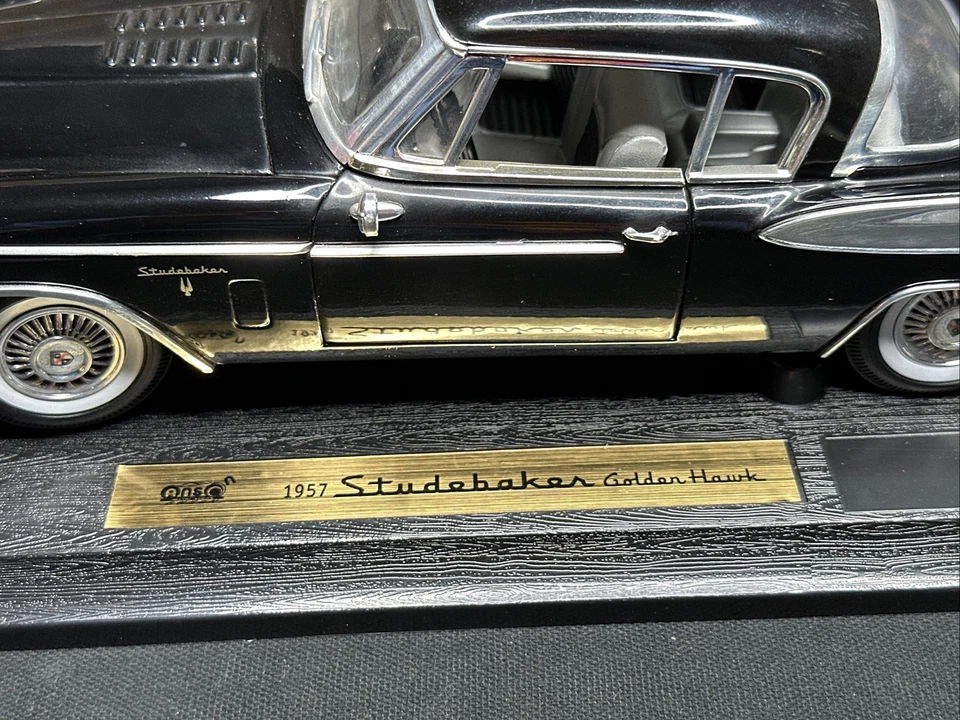 Anson 1957 Studebaker Golden Hawk Black Color 1/18 Scale - Image 2 of 4