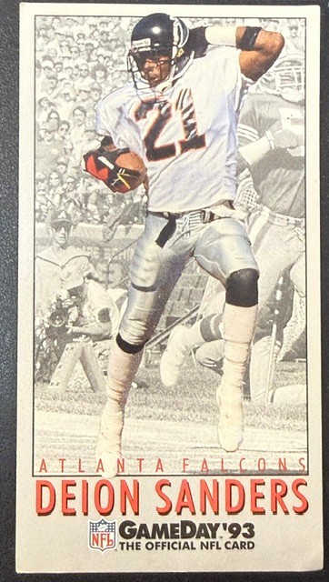 1993 Fleer Game Day Deion Sanders Prime Time Dancing #21 Atlanta Falcons 710