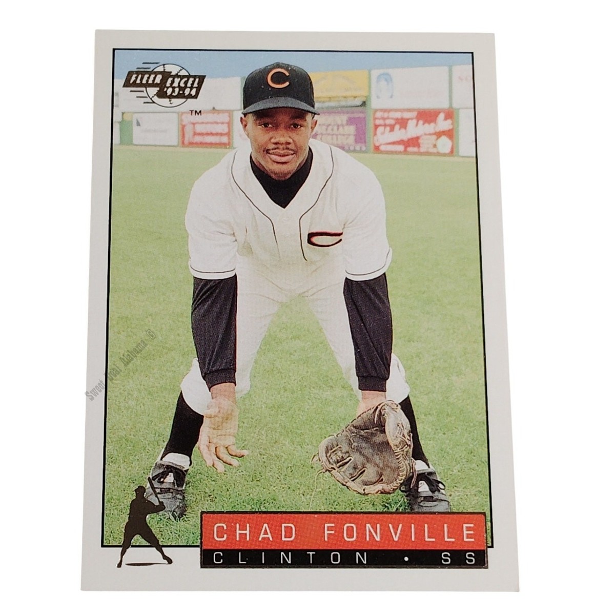 レア　公認野球規　1970年 Chad Fonville, Clinton Giants, #289, 93-94 Fleer Excel Minor