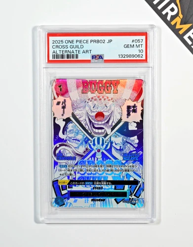 One Piece PSA 10 Cross Guild #OP09-057 PRB02 Alternative Art 2025 Japanese