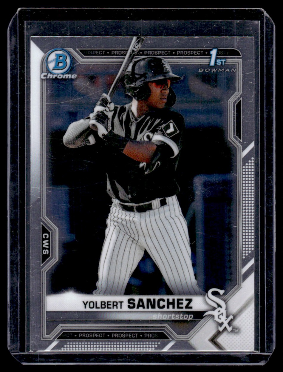 2021 Bowman Chrome Prospects Yolbert Sanchez Chicago White Sox #BCP-40
