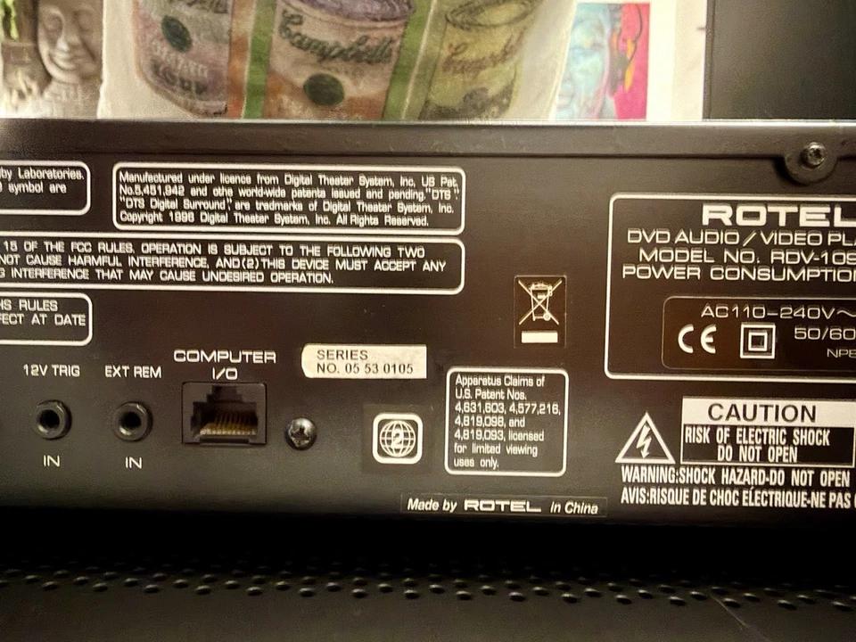 Rotel RDV 1092,hochklassigen Audio,DvD player,HDMI, Fernbedienung,Bed. Anleitung - Bild 4 von 4