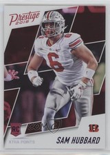 2018 Panini Prestige Rookie Xtra Points Purple Sam Hubbard #262 0o9