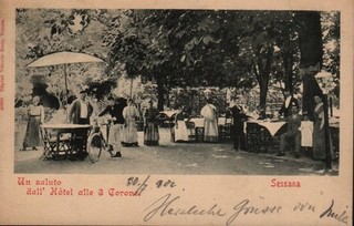 Sessana Sežana Hotel alle 3 Corone 1902 hotel Corona Carso Kras pri treh coronah