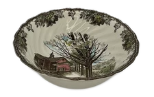 Johnson Brothers Friendly Village Vegetable Bowl Round Autumn Mists England B