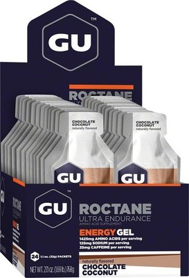 GU Roctane Ultra Endurance Energy Gel 24 Box chocolate coconut