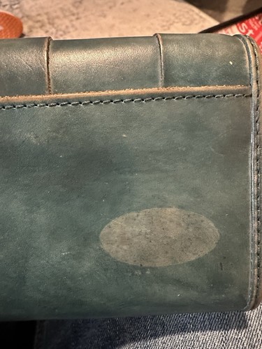 Patricia Nash Granada Teal Green Crossbody And Wallet - Bag Purse Woven Leather - Picture 16 of 16