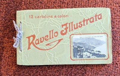10 Antique Italian Postcards RAVELLO, AMALFI COAST by Richard Wagner C. 1900
