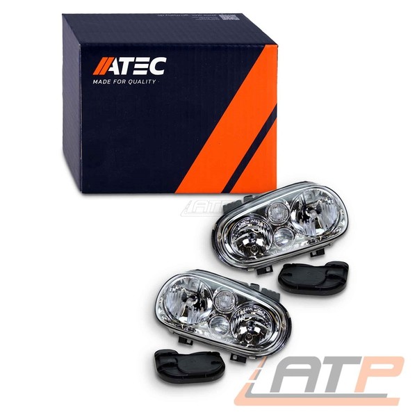2X Scheinwerfer H7/H1/H3 MIT Nebellicht Links + Rechts SET FÜR VW Golf 4 1J 1E-image