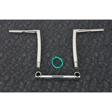 KST Kustoms Polished 1 1/2 in. Pathfinder 14 in. Rise Handlebar - KST-3PF14