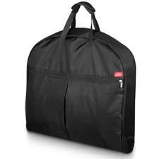 Heavy Duty Garment Bag for Travel 43''Waterproof Suit for and Foldable Carry On