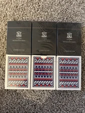 6 Fatboy AZTEC Playing Cards by Coterie1902 (Sealed in MINT condition) Theory11
