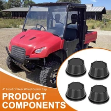 44732-HL1-A00 Front Or Rear Wheel Center Cap 4pcs For Honda 09-13 Big Red MUV700