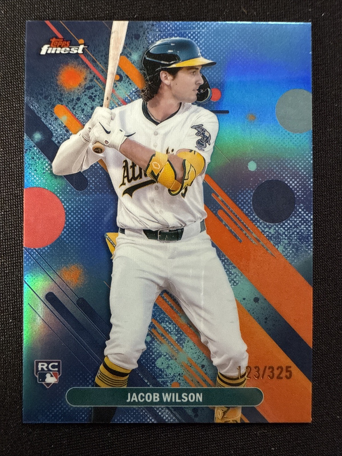 Jacob Wilson Rookie Card RC 2025 Topps Finest Sky Blue Refractor /325 #61