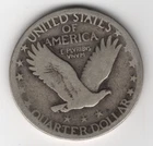 1927 P STANDING LIBERTY QUARTER 25¢ COIN 90% SILVER PENSYLVANIA US MINT