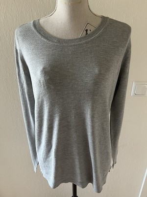 Damen Pullover grau Größe M b.young Viscosemix nur anprobiert 