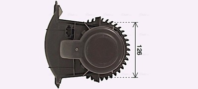 Ava Quality Cooling VN8411 Interior Blower for VW