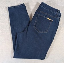 Chico's Blue Jeans Size 1 US 8/Med "The So Slimming Girlfriend Ankle" 33x27.75