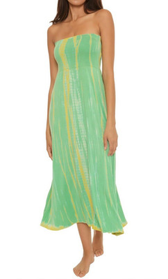 NWT Soluna Swim Women s Effortless Convertible Long Dress - Stem - Size XS/S