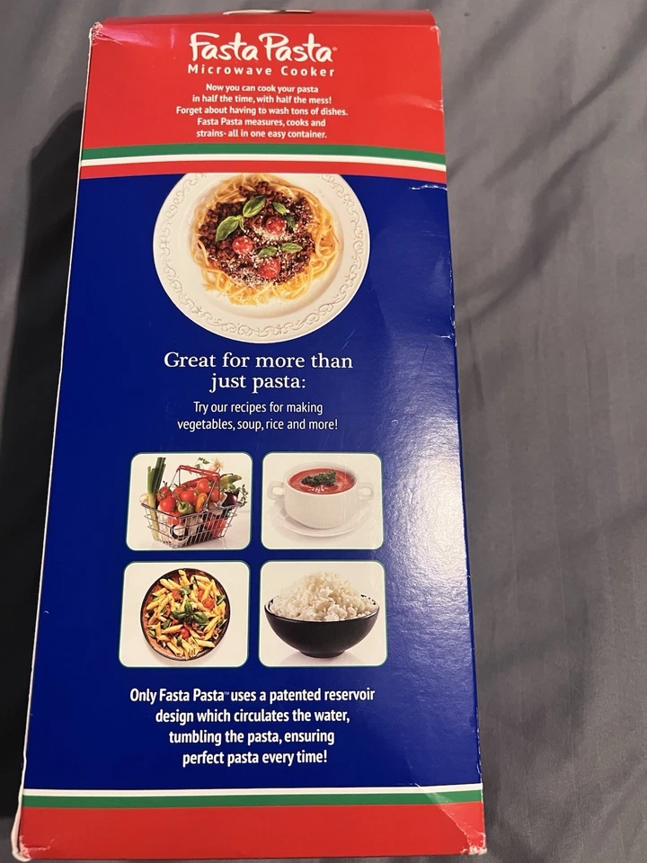NEW Fasts Pasta Microwave Pasta Cooker Seen In Rachael Ray Rice Cooker Vegetable - Image 2 of 4