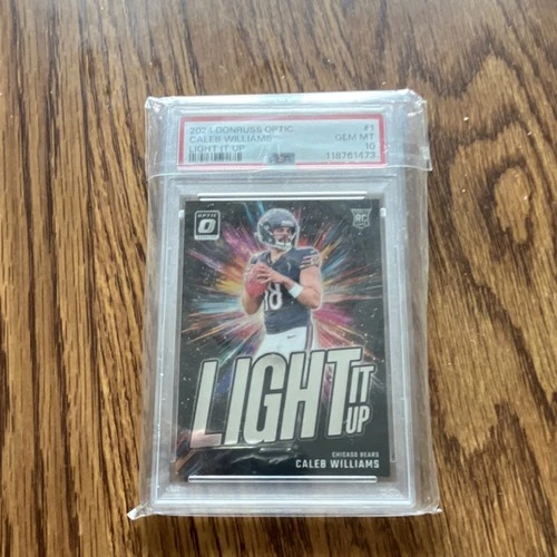 2024 Panini Donruss Optic Light It Up Caleb Williams Rookie #1 PSA 10 Bears