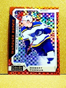 2018-19-O-Pee-Chee-Platinum-Robert-Thomas-Orange-Checkers-25-Rookie-PSA-10