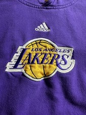Adidas NBA Los Angeles Lakers Boys XLarge 18 Long Sleeve Hoodie Sweatshirt