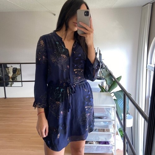 Babaton Aritzia Bennet silk tunic 