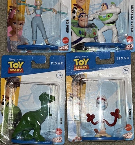 Toy Story 4 Disney Pixar 5 Buzz Woody Bo Peep Rex Forky Figura Juguete 2021 Sellado - Imagen 11 de 12